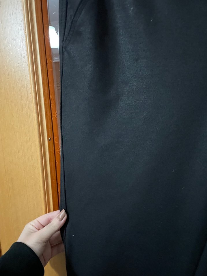 Kadın Siyah deri pantolon - Görsel 2