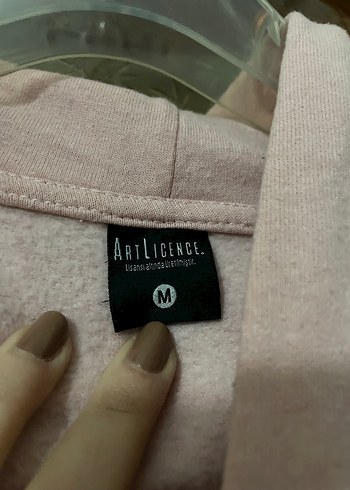 Bej Kapüşonlu Van Gogh Baskılı Sweatshirt - Görsel 2