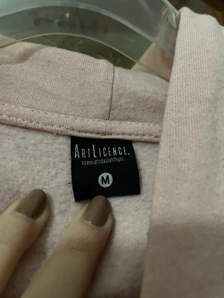 Bej Kapüşonlu Van Gogh Baskılı Sweatshirt - Görsel 2