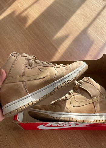 Bej Süet dunk nike - Görsel 2