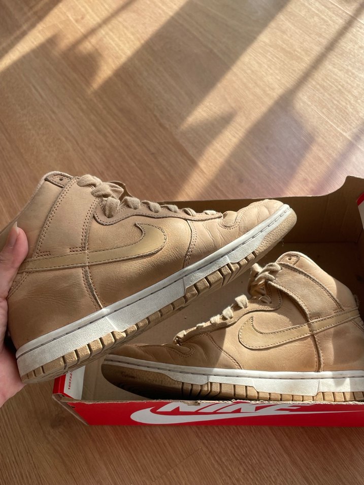 Bej Süet dunk nike - Görsel 2