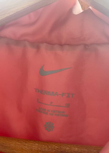 Pembe Nike Yüksek Yakalı Kolsuz Spor Yelek - Görsel 2
