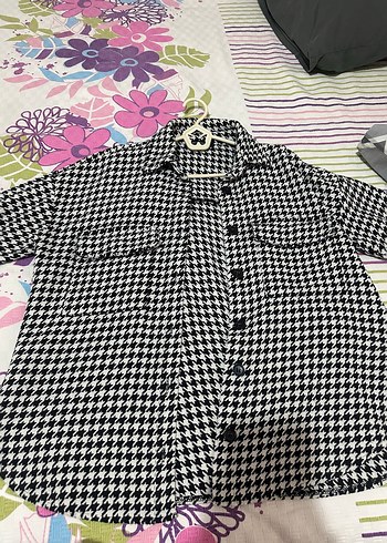 LC Waikiki LC Waikiki Desenli Düğmeli Midi oversize kaban
