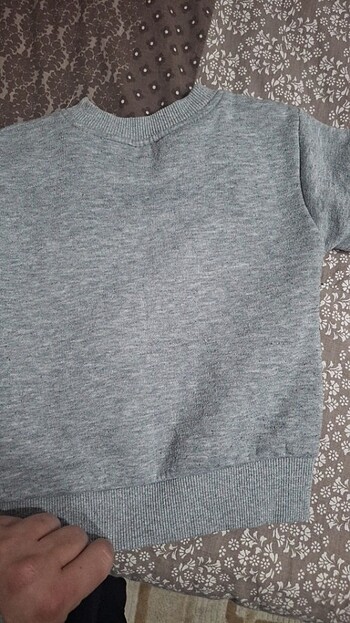 12-18 Ay Beden gri Renk Sweatshirt