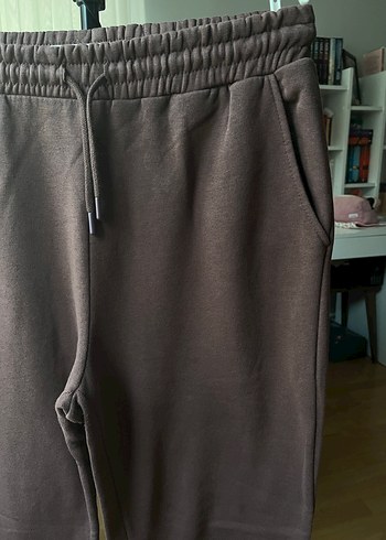 xl Beden Kadın Kahverengi Rahat Eşofman Altı