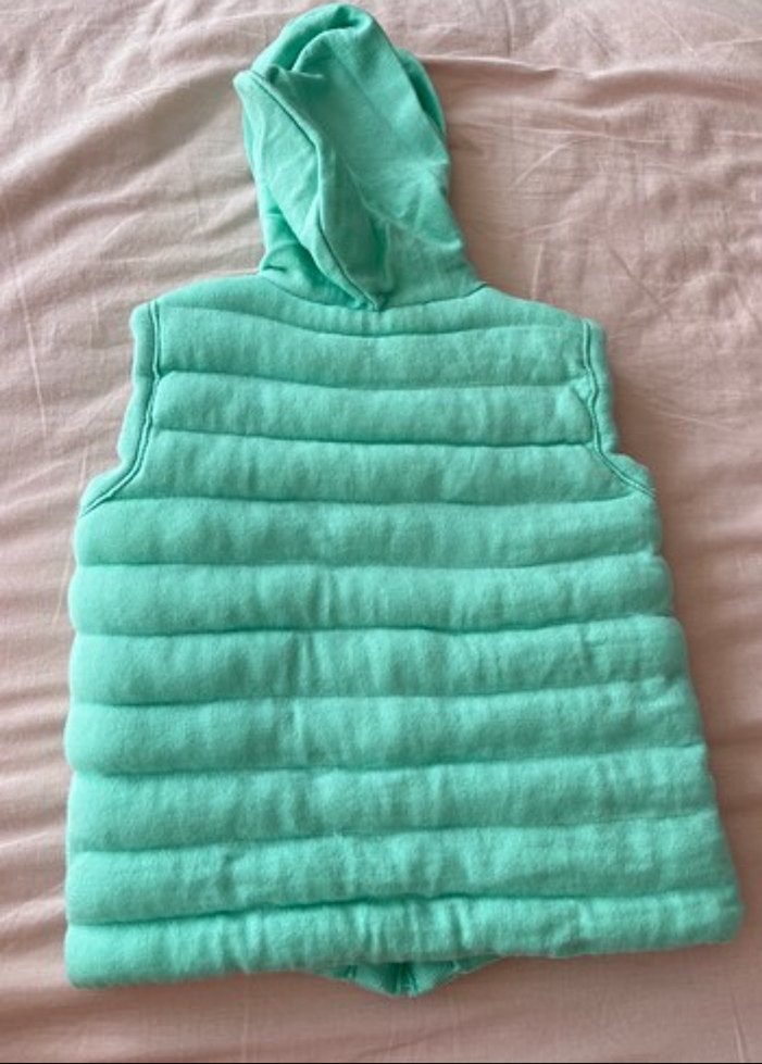 Cocuk Yeşil Kapüşonlu Yelek - Görsel 2