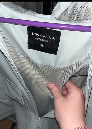 Mint Kadin Yağmurluk - Görsel 2