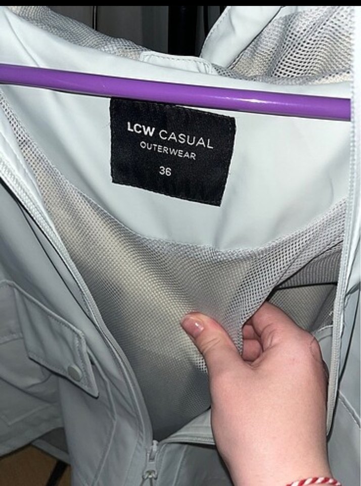 Mint Kadin Yağmurluk - Görsel 2