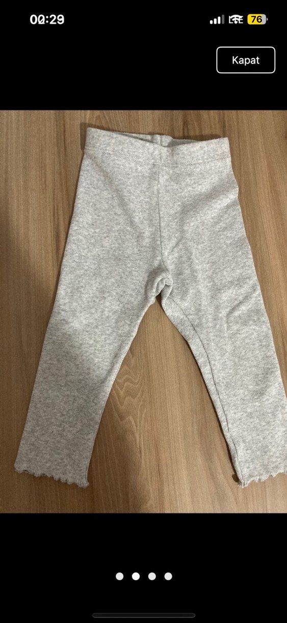 Kız Çocuk İkili Esnek Tayt - Görsel 2