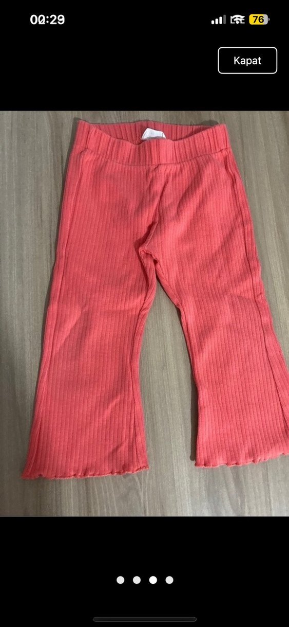 Kız Çocuk İkili Esnek Tayt - Görsel 3