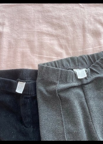 Kız İkili Elastik Bel Taytlar - Görsel 2