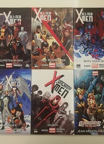 6 adet marvel çizgi romanı