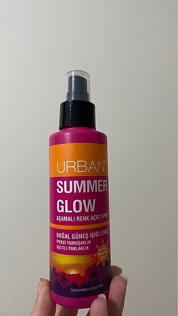 Urban Care Summer Glow Renk Açıcı Sprey