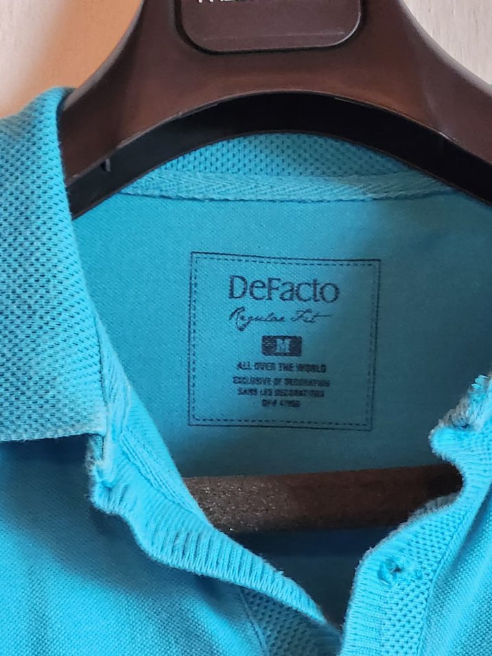 DEFACTO  klasik tarzda erkek polo tişört  - Görsel 5