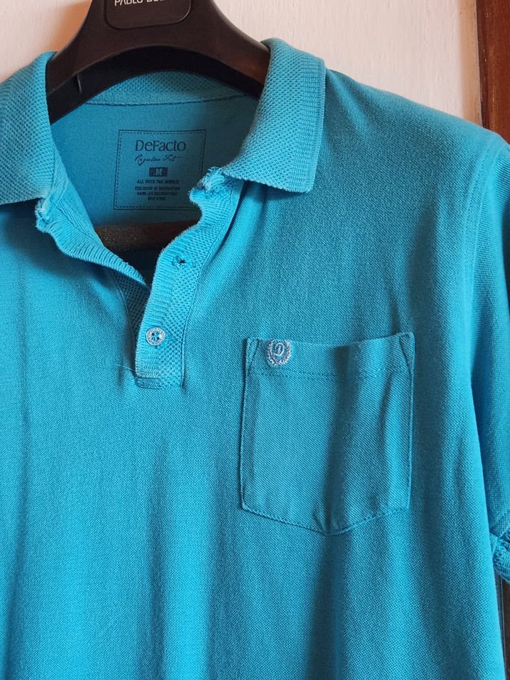 DEFACTO  klasik tarzda erkek polo tişört  - Görsel 4