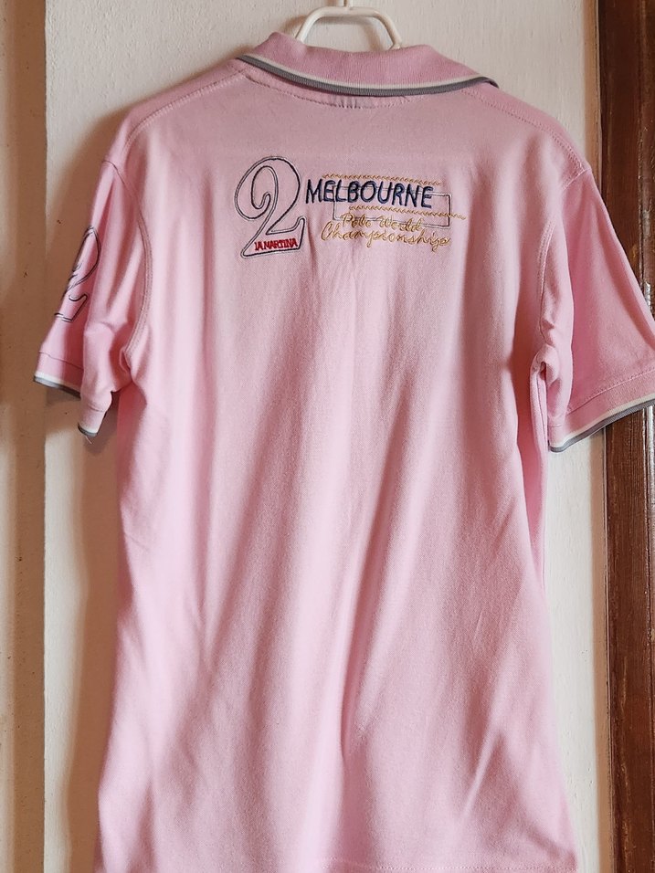 Pembe Nakış Detaylı Kısa Kollu Polo Yaka Tişört
Açıklama - Görsel 2