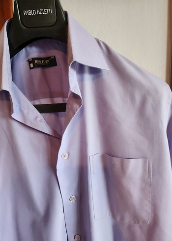 New Form - Mor Renk Erkek Gömlek - Görsel 5