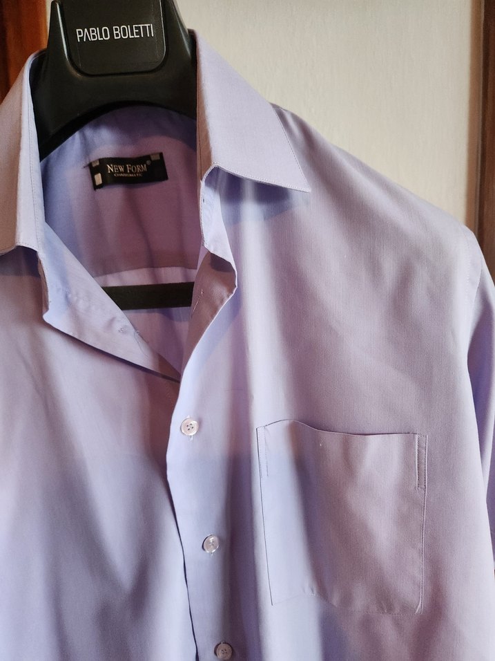 New Form - Mor Renk Erkek Gömlek - Görsel 5