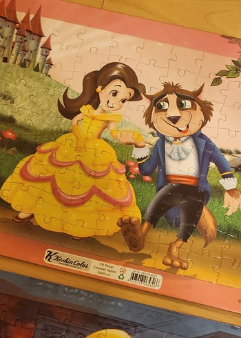 Çocuklar için Renkli Masal Temalı Puzzle Seti - Görsel 3