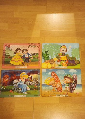 Çocuklar için Renkli Masal Temalı Puzzle Seti - Görsel 2
