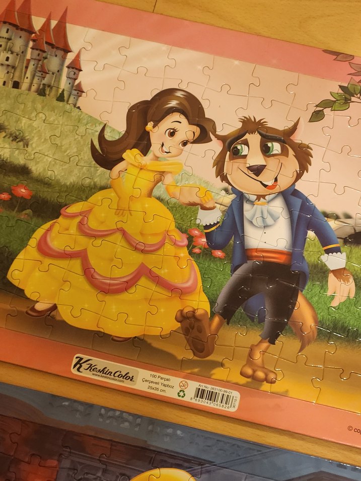 Çocuklar için Renkli Masal Temalı Puzzle Seti - Görsel 3