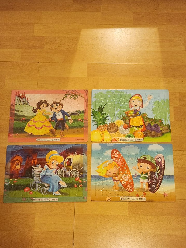 Çocuklar için Renkli Masal Temalı Puzzle Seti - Görsel 2