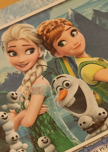 Disney Frozen 100 Parça Çocuk Yapbozu - Görsel 2