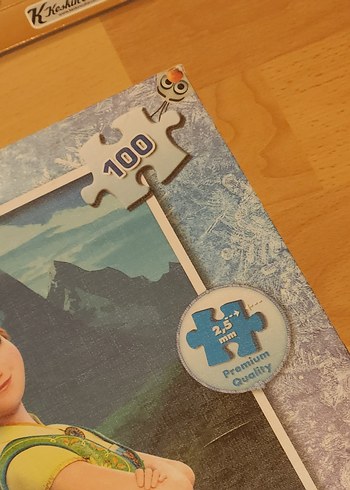 Disney Frozen 100 Parça Çocuk Yapbozu - Görsel 3