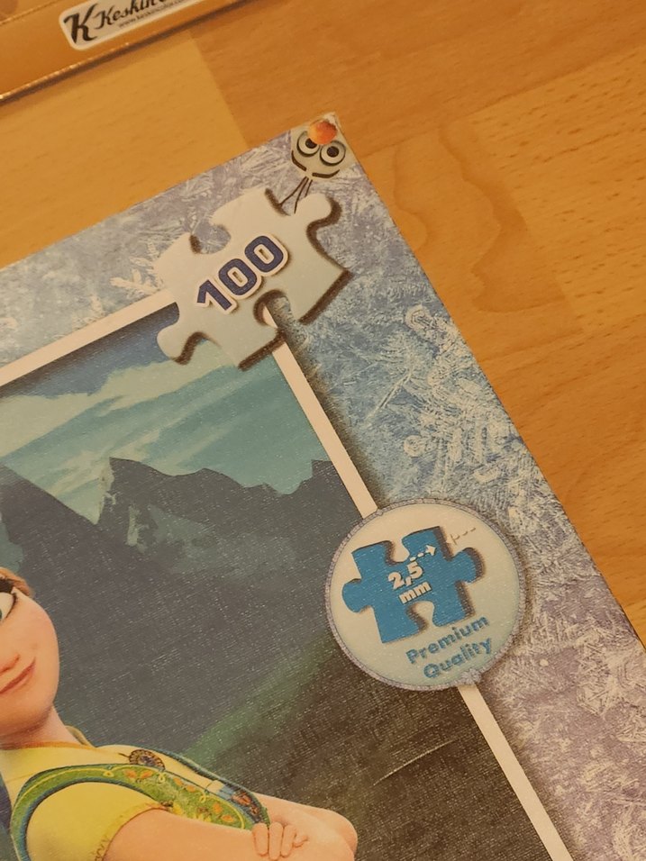 Disney Frozen 100 Parça Çocuk Yapbozu - Görsel 3