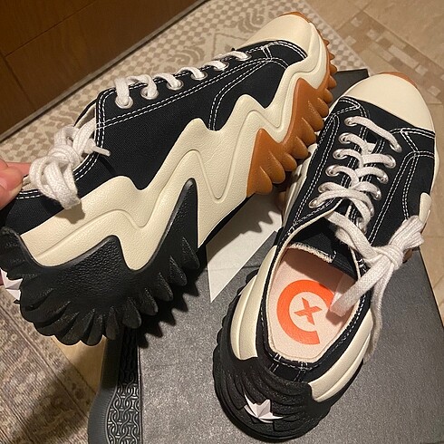 39 Beden siyah Renk Converse Run Star Motion