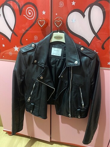 BERSHKA deri ceket