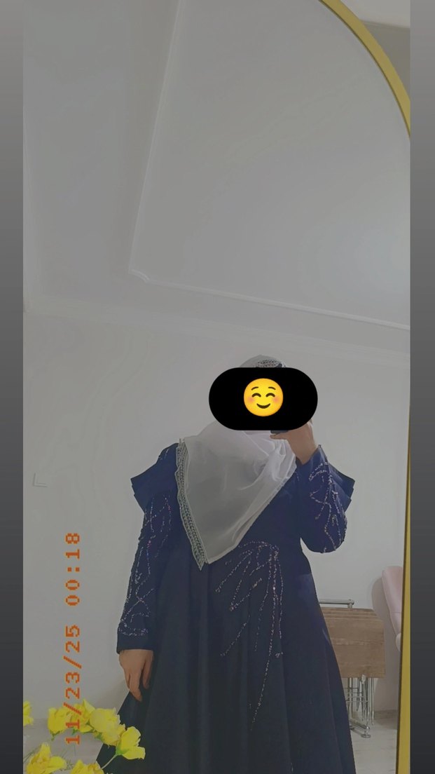 Püsküllü Siyah Uzun Kollu Gotik Elbise - Görsel 2