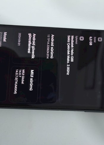 Siyah Android Telefon 6GB RAM - Görsel 2