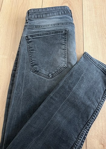Gri Skinny Fit Erkek Denim Pantolon - Görsel 3
