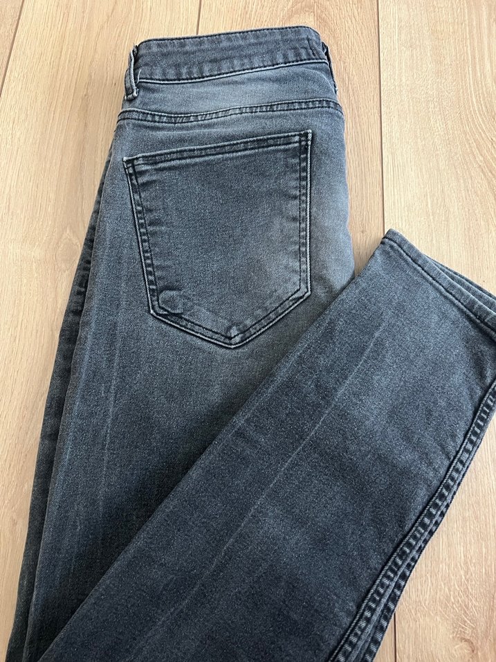 Gri Skinny Fit Erkek Denim Pantolon - Görsel 3