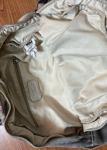 Gri Batik Desenli Kot Sırt Çantası - Görsel 3