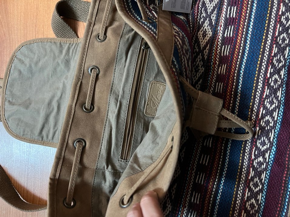 Bohem Tarzı Kahverengi Sırt Çantası - Görsel 4