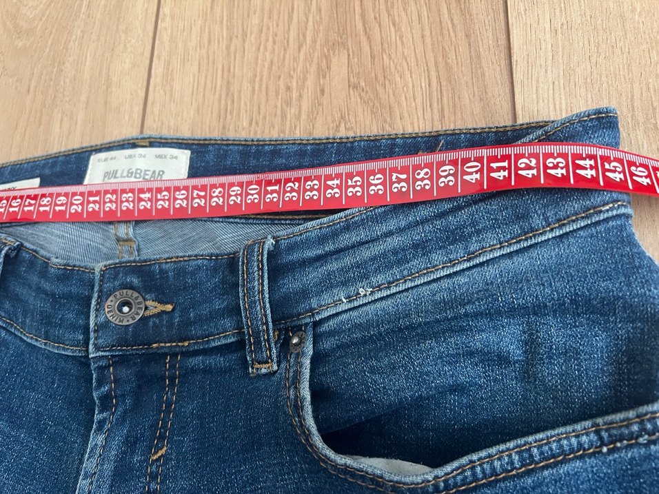 Pull and Bear Erkek Skinny Kot Pantolon - Görsel 4