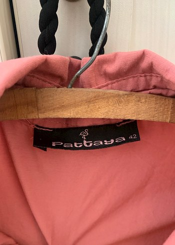 Düğmeli Pembe Kadın Gömlek - Görsel 2