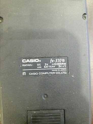  Vintage Casio fx 3700 bilimsel hesap makinasi