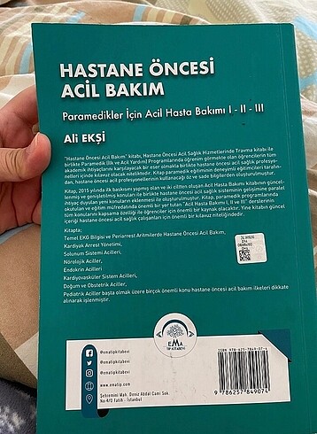 Beden Renk HASTANE ÖNCESİ ACİL BAKIM KİTABI
