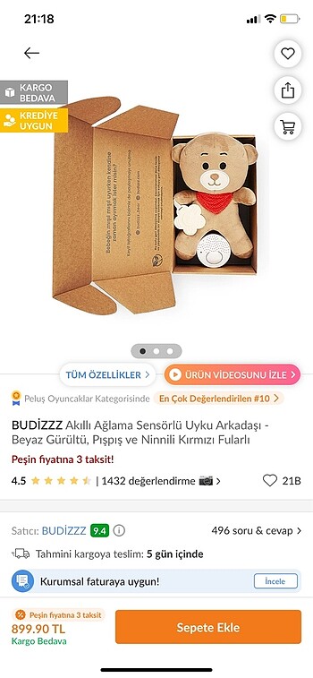 Budizz uyku arkadaşı