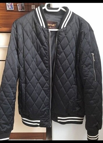 siyah bomber ceket