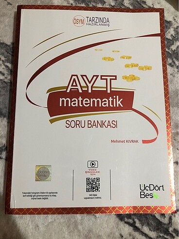 Üçdörtbeş AYT MATEMATİK SORU BANKASI