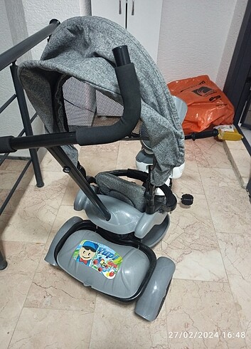 Beden gri Renk Üç tekerlekli bisiklet