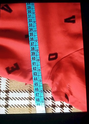 Kırmızı Drapeli Elbise - Görsel 5