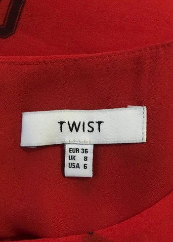 Kırmızı Drapeli Elbise - Görsel 3