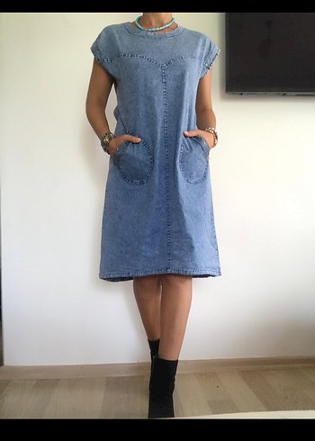 Bohem  Kot Elbise - Görsel 6