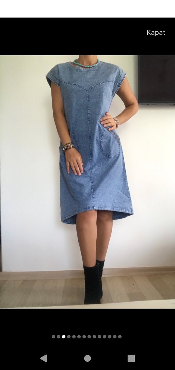 Bohem  Kot Elbise - Görsel 3