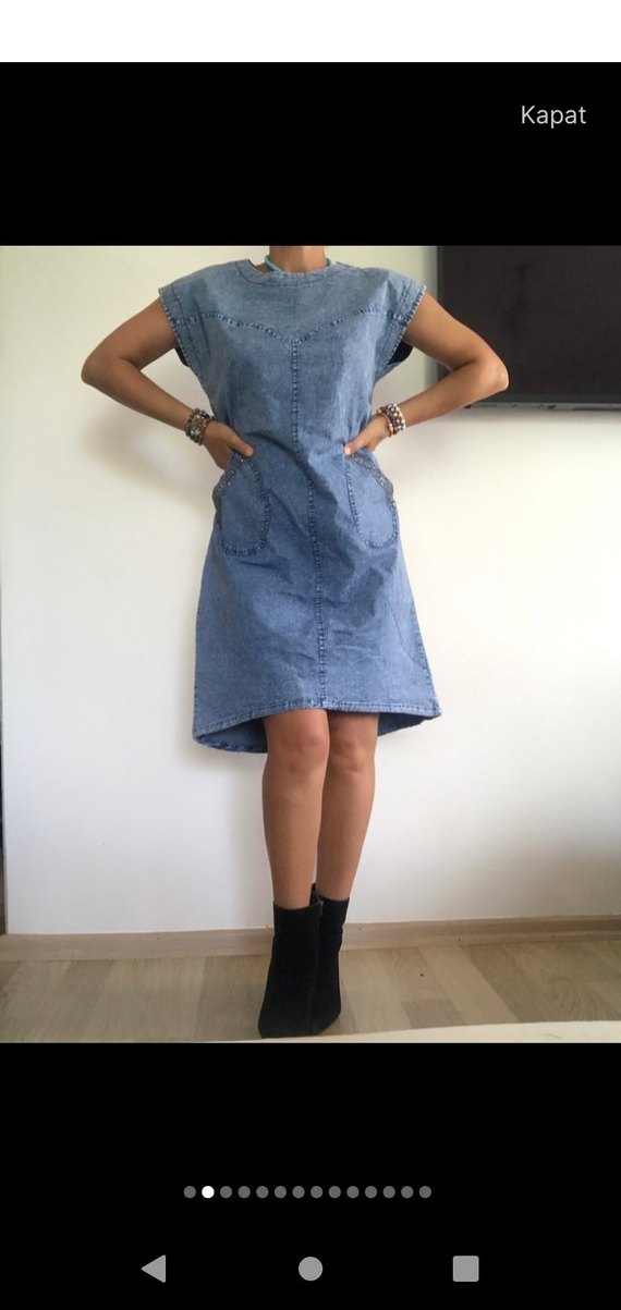 Bohem  Kot Elbise - Görsel 2